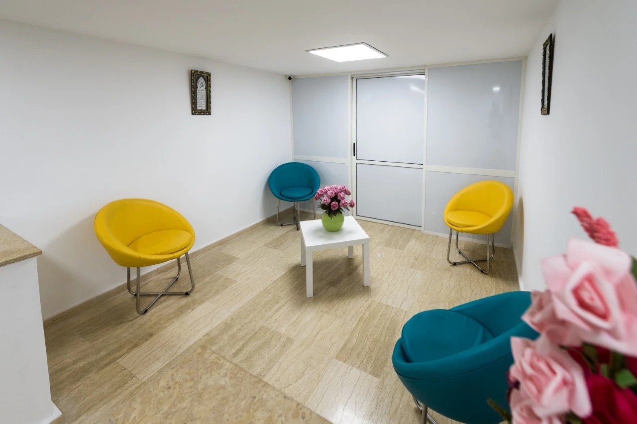 Salle d'attente du laboratoire